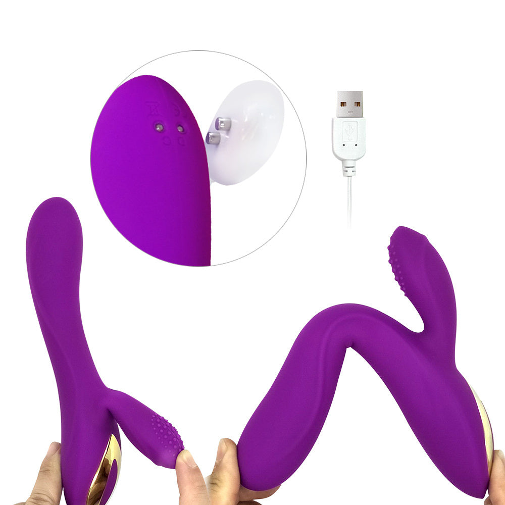 Vibrationsmassagestab aus Silikon