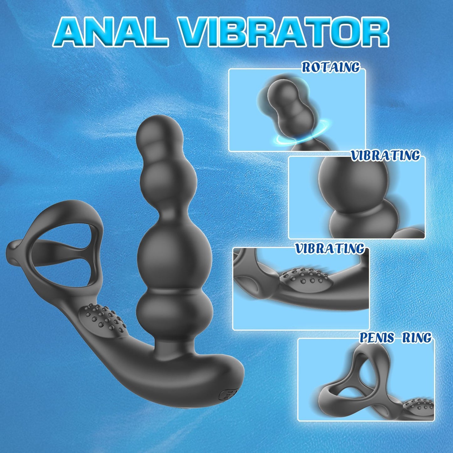 Drahtloses Vibrationsspielzeug mit Fernbedienung